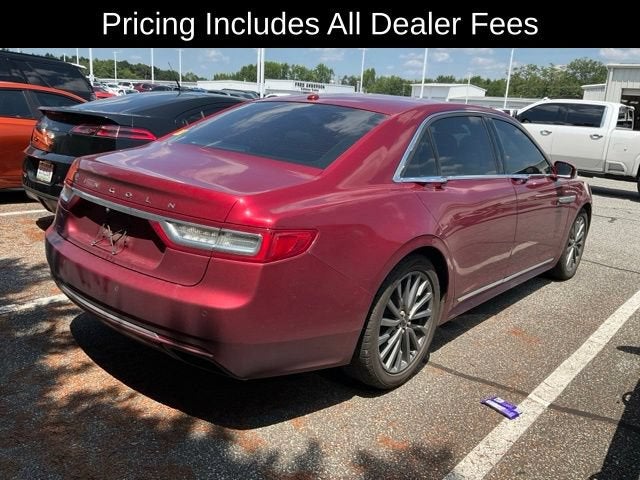 2017 Lincoln Continental Select