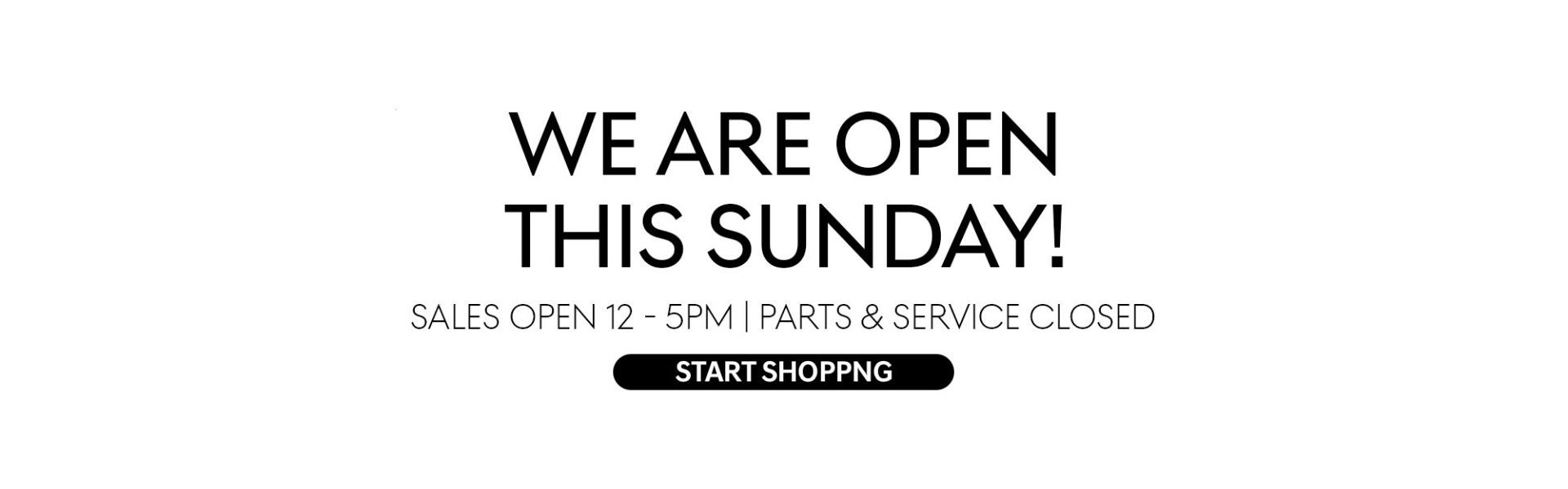 Open Sunday