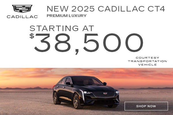 New 2025 Cadillac CT4