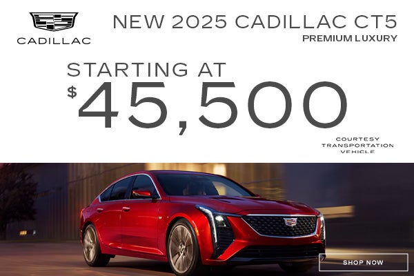 New 2025 Cadillac CT5 