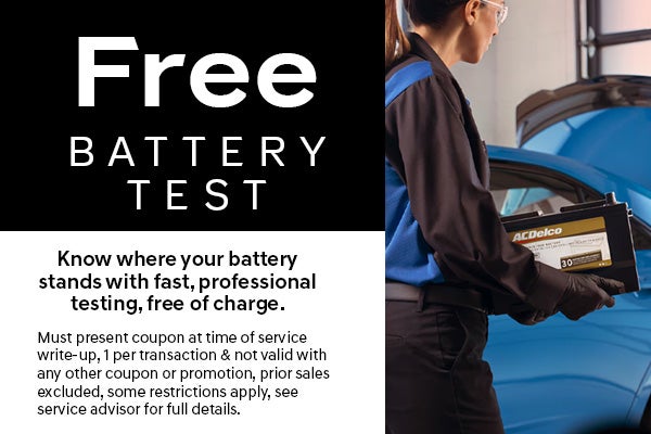 Free Battery Test