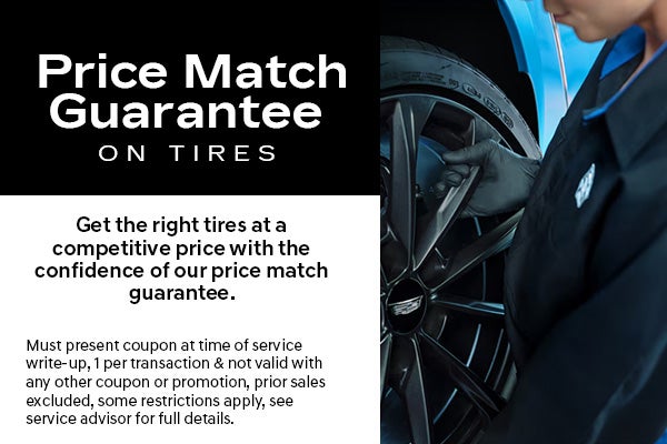 Price Match Guarantee on Tires